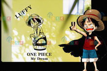 Frete grátis New chegou adesivo de parede desenho de uma peça Luffy parede decalque 2024 - compre barato