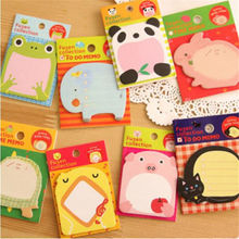 Coloffice Creative cartoon cute N times sticky notes zoo animal park sticky notes memo pad stationery school office supplies 1PC 2024 - buy cheap