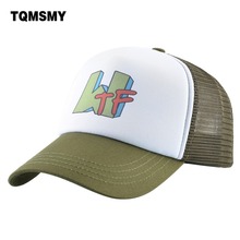 TQMSMY Unisex Cartoon Letter Caps Men's Baseball Caps Women Mesh Trucker Hats Men Summer Snapback Caps Dad Hat TMA63 2024 - buy cheap