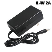 8.4V 2A Charger 18650 Lithium Battery Charger DC 5.5 * 2.5mm 2String 7.4V Lithium Battery Charger 100-220V 2024 - buy cheap