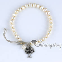freshwater pearl bracelet baroque pearl bracelet boho bracelets bohemian jewelry gypsy jewelry 2024 - buy cheap