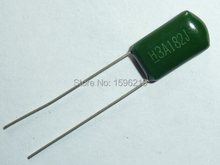 100pcs Filme de Mylar Capacitor 1000V 3A182J 1800pF 1.8nF 3A182 5% 1KV Polyester Film capacitor 2024 - compre barato