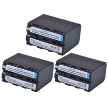 3 pacote DuraPro 7200 mah NP-F960 NP-F970 F930 Bateria para SONY NP F950 F960 F330 F550 F570 F750 F770 MC1500C 190 p 198 p F950 HD1000C 2024 - compre barato