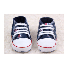 New Fashion Demin Baby Boy Shoes Soft Sole Baby Sneakers Shoes For Newborn Toddler Moccasins First Walkers F6 2024 - buy cheap