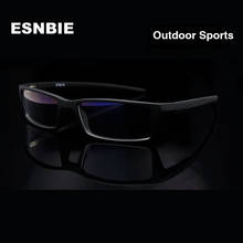 ESNBIE New Eye Glasses Frames for Men Glasses Frame Black TR90 Optical Glass Prescription Eyewear Frame Rx 2024 - buy cheap