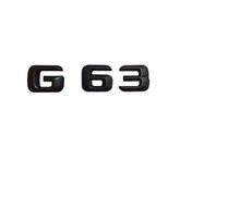 1 juego negro mate ABS maletero de coche trasera con números letras palabras insignia emblema pegatina para Mercedes Benz G63 AMG 2024 - compra barato