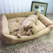 Мягкие кровати для маленьких и больших собак, берберский флис, теплые плюшевые питомники, кровати коврик для домаших животных для собак, моющаяся кровать garte Honden 21S2 2024 - купить недорого