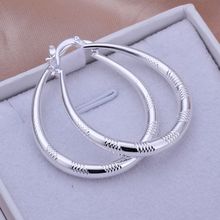 Pendientes chapados en plata para mujer, joyería 925 plateada para mujer, anillo de orejas pequeñas E294- /gridqlde294 2024 - compra barato