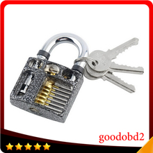 Professional Lock Pick Tool Cutaway Inside View Padlock Lock For Locksmith Practice Training Skill Hot Locksmiths Tools 2024 - buy cheap