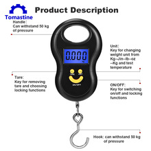 Portable 50KG/10g Digital Luggage LCD Electronic Hanging Pocket Scale Weight 2024 - buy cheap