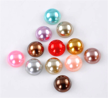 DoreenBeads Acrylic imitation pearls Cabochon Embellishment Findings Mixed Color 14mm Dia,100PCs (B22139), yiwu 2024 - buy cheap