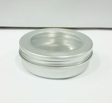 Tarros de aluminio de 100g con tapa transparente para cosméticos, tarro de aluminio de 100ml, latas de Metal para embalaje, 50 unids/lote 2024 - compra barato