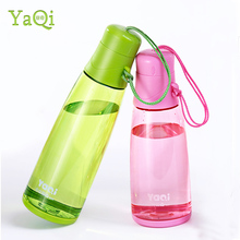 4 Color Yaqi Sport Water Bottle Food grade Plastic Drinkware protein shaker Camping Hiking Bottle 300ml 420ml 520ml BPA free 2024 - купить недорого