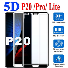5D For huawei p20 lite pro glass for huawei p20 pro tempered glass p20 screen protect protective film protection glas full cover 2024 - buy cheap
