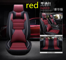 New Luxury PU Leather Auto Universal Car Seat Covers Automotive Seat Covers for all style toyota Corolla Camry Rav4 Auris Prius 2024 - buy cheap