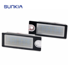 SUNKIA 2 S80 pçs/set LED Luzes Da Placa de Licença Para Volvo (1999-2006) v70 (2000-2007) XC70 (2001-2007) S60 (2001-2006) XC90 (2003-) 2024 - compre barato