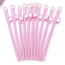 30Pcs Cuticolor Penis Straws Bride Shower Sexy Hen Night Willy Drinking Penis Novelty Nude Straw for Bar Bachelorette Party 2024 - buy cheap