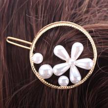 Women Hairpins Pearl Imitation Flower Hair Clip Barrette Stick Hairpin Hair Jewelry Accessories Hair Pins For Girls 2024 - buy cheap