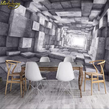 Beibehang-papel tapiz personalizado, mural 3D, Fondo de túnel de espacio extendido, papel de pared, papeles tapiz, decoración del hogar 2024 - compra barato