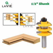 LAVIE-fresadora de espiga de carpintería, 12MM, 1/2 pulgadas, herramienta de trabajo en madera, 03082 2024 - compra barato