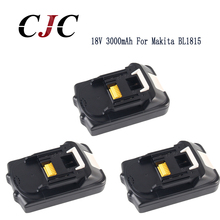 3PCS 18V 3000mAh Li-ion Rechargeable Battery for Makita BL1815 BL1830 BL1835 194205-3 194309-1 Replacement Power Tool Battery 2024 - buy cheap