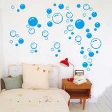 Bubbles Circle Bathroom Decorative Wall Stickers For Window Glass Pattern Decorations Home Wallpaper Mural Decals Decor Wall Art 2024 - buy cheap