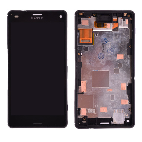 Original 4.6'' For Sony Xperia Z3 compact Z3 mini D5803 D5833 LCD Display with Touch Screen Digitizer Assembly with frame 2022 - buy cheap