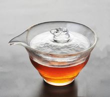 [GRANDNESS] высококачественное атласное стекло ручной работы Gongfu Чай, гайвань резервуар для пивоварения 120 мл кружка кунг-фу набор для путешествий стеклянная кружка Gaiwan 2024 - купить недорого