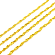 Wholesale 4 pieces 18 inches Chain Necklace Width 2mm,Womens Pendant Matching Chain Wave Twisted Chain Link 2024 - buy cheap