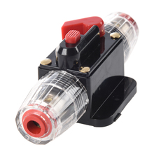 Soporte de fusible para interruptor de circuito de linea de Audio de coche 30A, protección de sistema de 12v-24v, color negro 2024 - compra barato