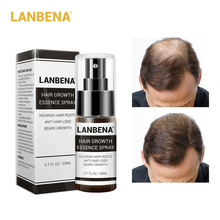 Бренд LANBENA, 20 мл, эссенция для роста волос, спрей, имбирь, против выпадения волос, средство для предотвращения облысения, эфирные масла, сыворотка для восстановления волос 2024 - купить недорого