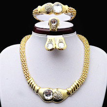 Gold Color Alloy Wedding Jewelry Sets Free Shipping Good Quality Guarantee!! 2024 - buy cheap