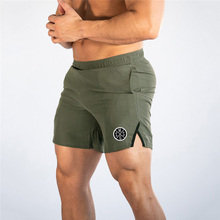 Pantalones cortos de secado rápido para hombre, pantalón de chándal hasta la rodilla para gimnasio y entrenamiento, novedad de verano 2019 2024 - compra barato
