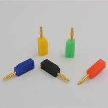 20pcs Gold Plated Solder Type Stackable 2mm Banana Plug stackable Probe Connector 2024 - buy cheap