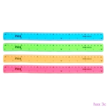 New Soft 30cm Ruler Multicolour Flexible Creative Stationery Rule School Supply 2024 - buy cheap