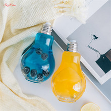 Bulb Water Bottle Creative Fruit Juice Packing High Quality Portable Birthday Party Wedding Banquet Supplies Leak-proof Design7Z 2024 - buy cheap