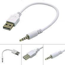 USB кабель 3,5 мм штекер для AUX аудио разъем для USB 2,0 Женский конвертер Кабель Автомобильный MP3 для iPod 2024 - купить недорого