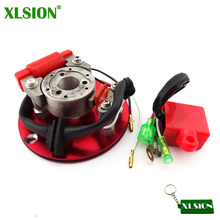 XLSION-estator rojo Magneto de carreras, Rotor CDI 110cc 125cc 140cc, motor Lifan Pit Dirt Bike 2024 - compra barato