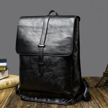stacy bag 073016 hot sale man fashion leather backpack student school bag 2024 - buy cheap