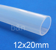 12mm ID 20mm OD Transparente Food Grade Uso Médico FDA da Borracha de Silicone Tubo Flexível/Mangueira de tubo de silicone 2024 - compre barato