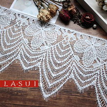 LASUI 2017 new  Eyelash French Lace Exquisite unilateral irregular pressure lace hand DIY dress accessories skirt decoration0074 2024 - buy cheap