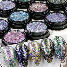 High Quality Holographic Irregular Glitter Gel Nail Polish Powder Sequins For Nail Art Decorations Laser Manicure Supplies Tool 2024 - buy cheap