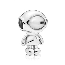 Cuentas chapadas en plata para mujer, abalorios de Cosmo Tommy Astronaut, aptos para pulseras de marca originales, joyería artesanal para hacer regalos 2024 - compra barato