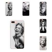 Стильный чехол из ТПУ для Samsung Galaxy Note 5 8 9 S3 S4 S5 S6 S7 S8 S9 S10 mini Edge Plus Lite Marylin Monroe Quotes 2024 - купить недорого