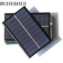 BUHESHUI 1.4W 5V  Polycrystalline Solar Cell DIY&Test Solar Panel System Charger For 3.7V Battery Light Study 122*77MM 2Pcs/lot 2024 - buy cheap