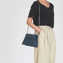 Модная брендовая женская сумка, популярная женская сумка-мессенджер через плечо из искусственной кожи, маленькая квадратная сумка на цепочке, Повседневная Корейская Сумка-тоут 2024 - купить недорого