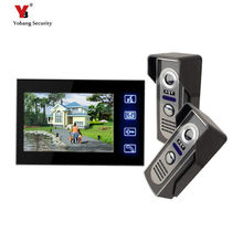 Yobang Security Freeship 7 inch HD Rain Cover Video Doorbell Multi-apartment Door Intercom Video Doorphone With lock function 2024 - buy cheap