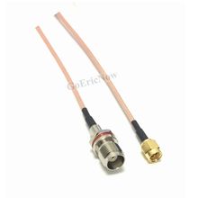 Conector Coaxial RF 50ohm SMA macho a TNC hembra RG316, Cable (10cm,15cm-1m), 5 uds. 2024 - compra barato