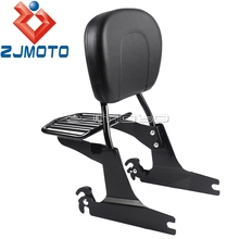 Motorcycle Sissy Bar Backrest Luggage Rack For Harley Dyna Fat Bob FXDF CVO FXDFSE 08-Later Wide Glide FXDWG 2010-Up 2017 2018 2024 - buy cheap