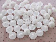 NB0030 10mm round Mushroom buttons 100pcs shank pearl white button clothes accessories 2024 - buy cheap